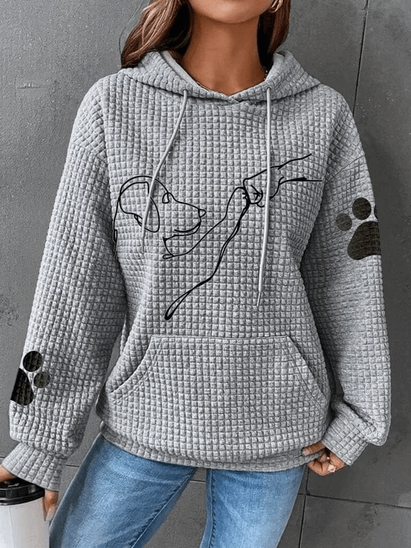 Sweat à capuche confortable et chaud