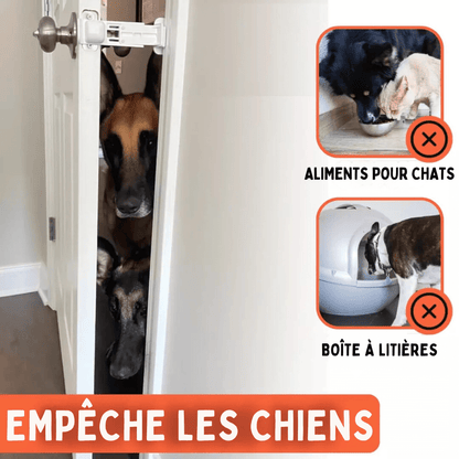 Butée de Porte Réglable pour Chat