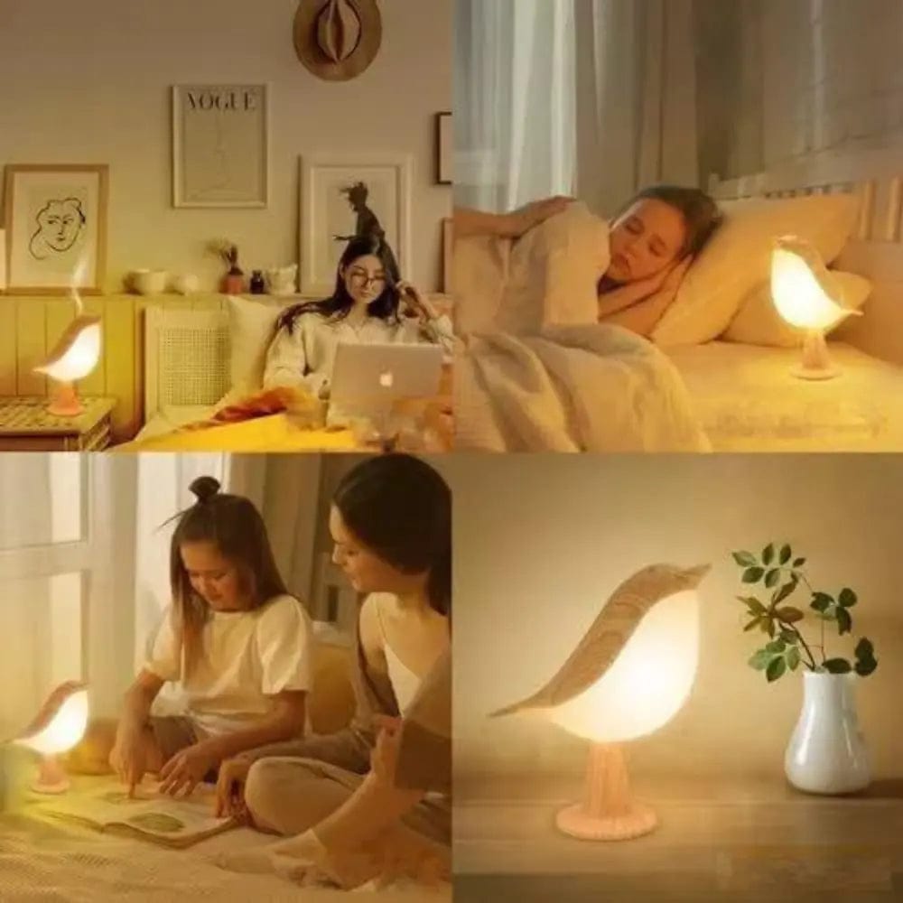 Lampe de Chevet Tactile Design Oiseau