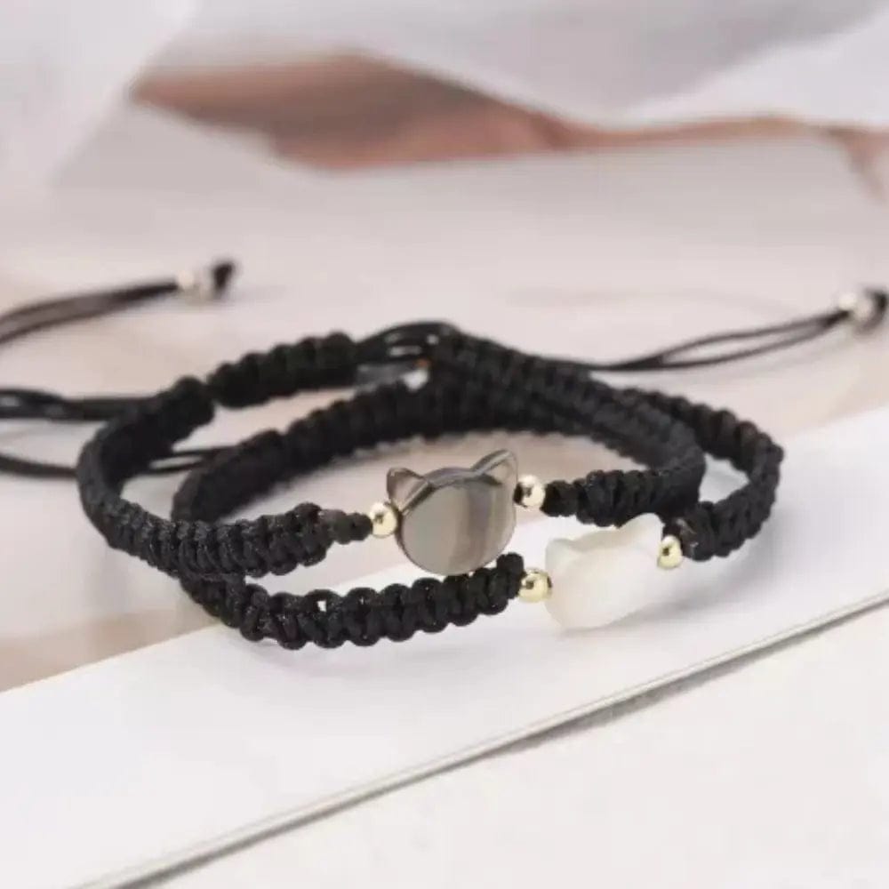 Bracelet Minimaliste Élégant Tête de Chat