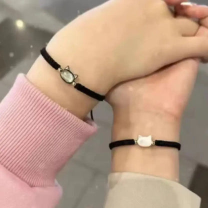 Bracelet Minimaliste Élégant Tête de Chat