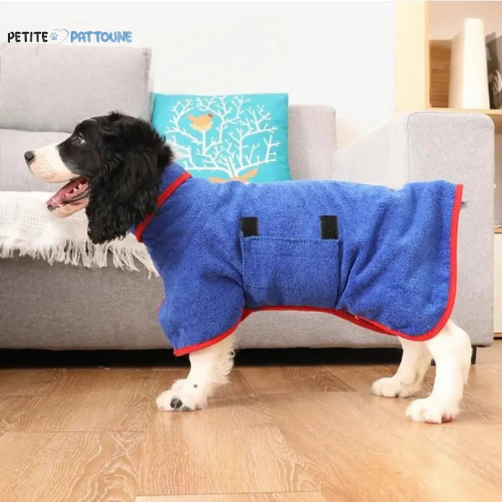 Peignoir Absorbant pour Chien