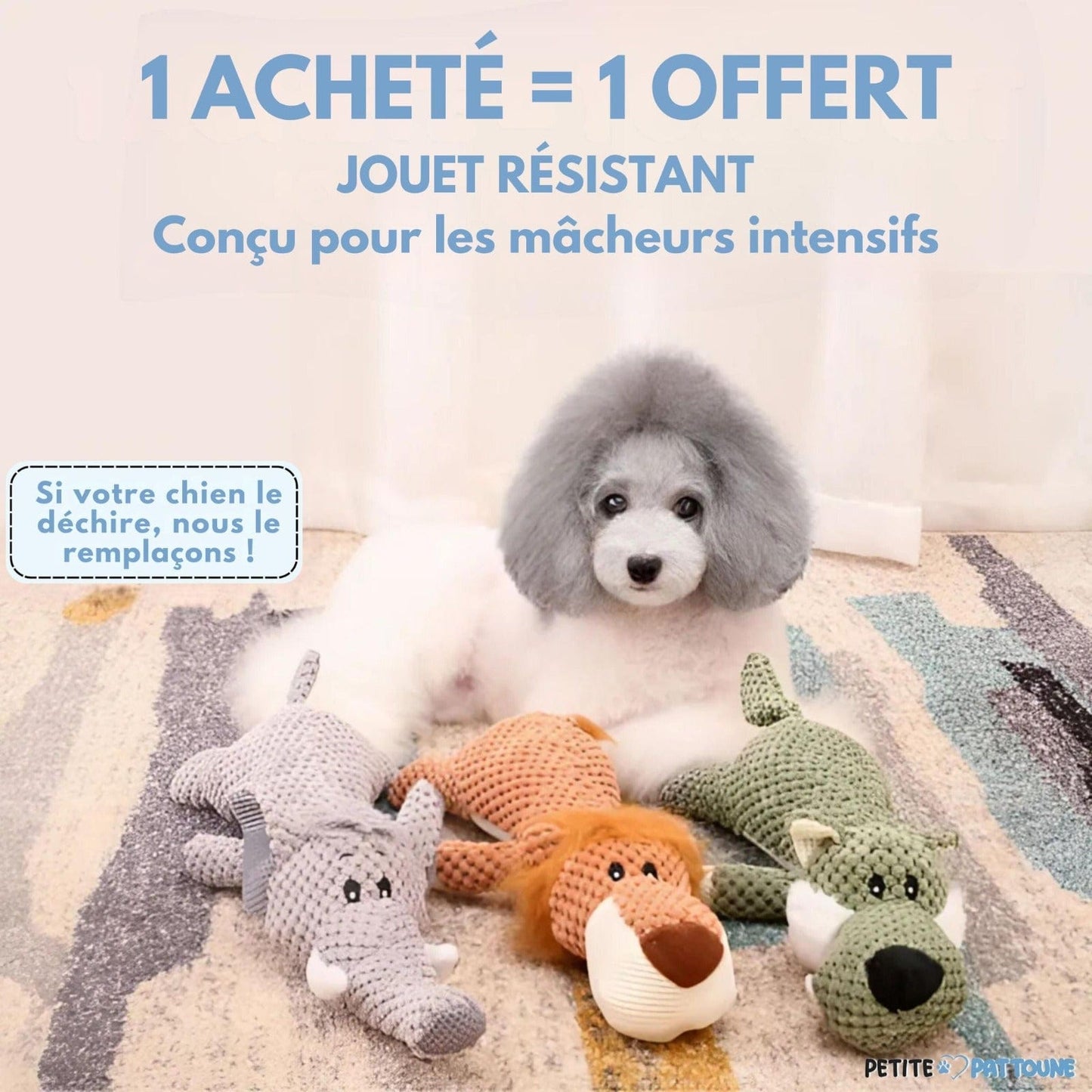 Peluche Indestructible pour Chien