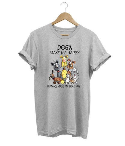 T-shirt Les Chiens Me Rendent Heureux