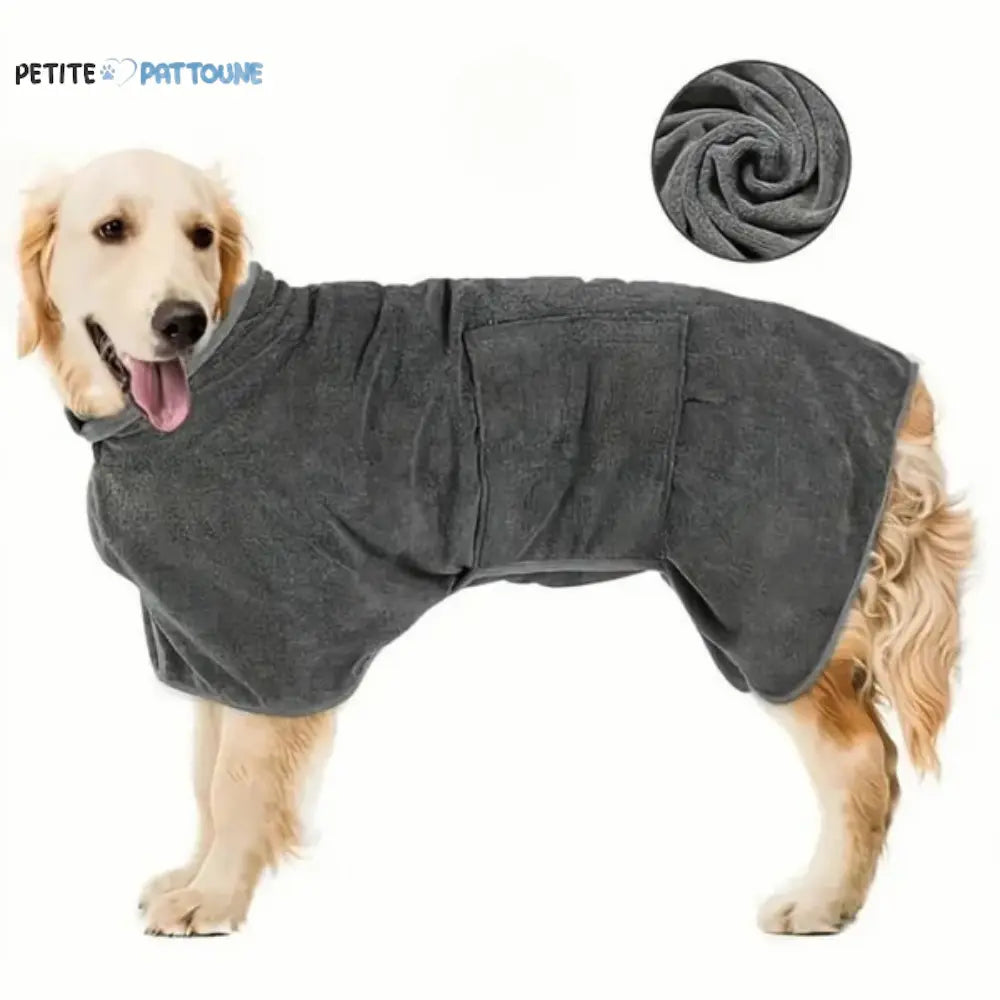 Peignoir Absorbant pour Chien