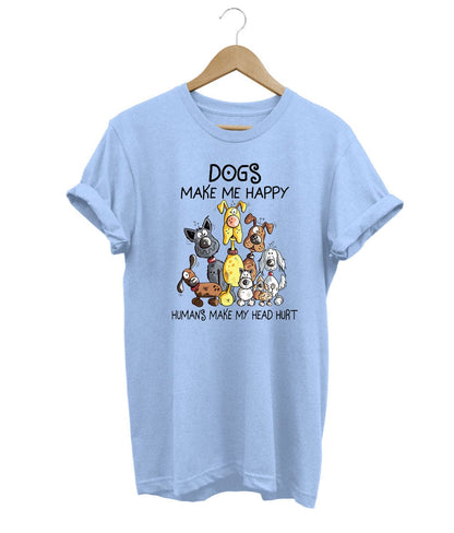 T-shirt Les Chiens Me Rendent Heureux