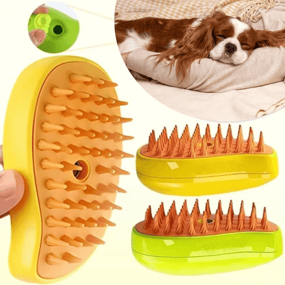 Brosse chien à vapeur